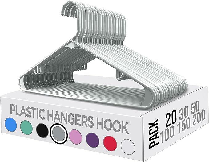 Utopia Home Plastic Hangers 20 Pack - Image 8