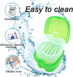 Keedolla Denture Cups for Soaking Dentures, Denture Cleaning Case Retainer - Image 4