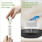 RIMAY Dish Brush with Soap Dispenser Storage Set, Soap Dispensing Dish Brush - Image 6