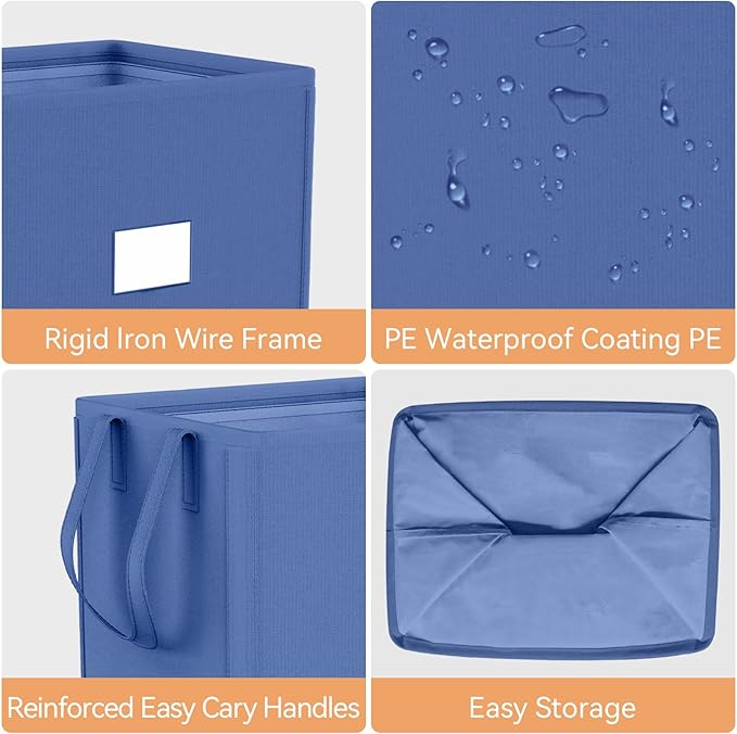 MCleanPin 225L Large Laundry Hamper Collapsible - Image 5