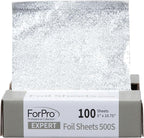 ForPro Expert Embossed Foil Sheets 500S, Aluminum Hair Foils by ForProProfessionalCollection