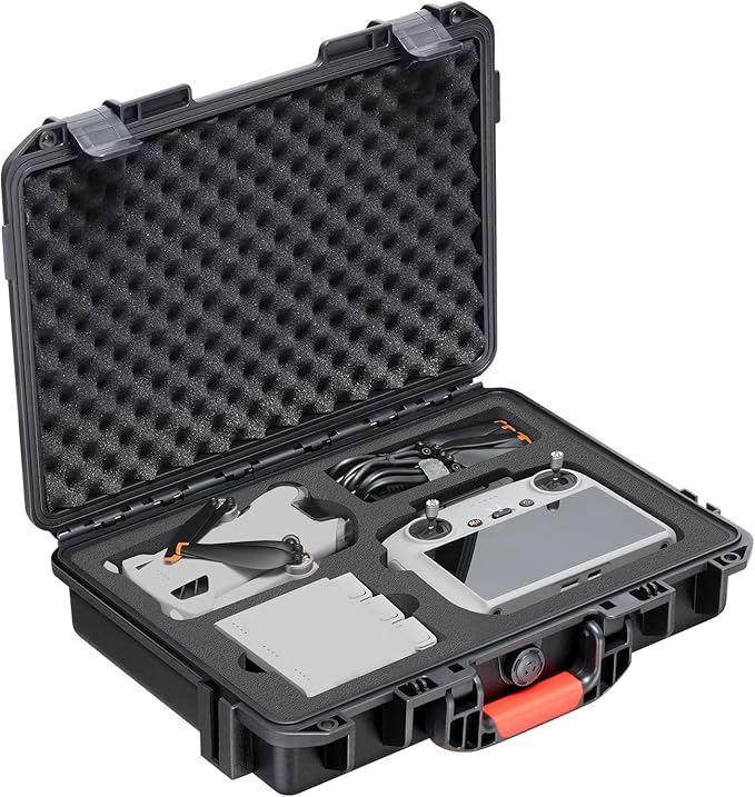 Hard Case for DJI Mini 4 Pro: Waterproof Hard Shell by YETEETH