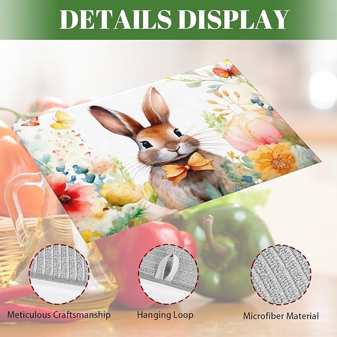 Large Dish Drying Mats For Kitchen Counter Microfiber Kitchen Drying Mat XL - Image 3