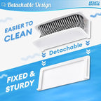 Large Shower Hair Catcher Wall, Bathroom Tub Hair Catcher Drain Protector - Image 5