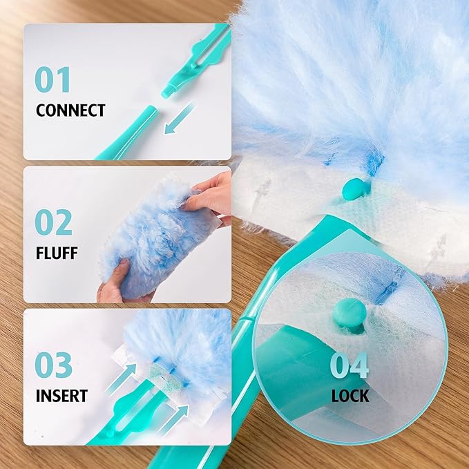 60 Count 360 Dusters Refills Compatible - Image 6