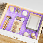 15 PCS Clear Plastic Drawer Organizer Set, 4-Size Acrylic Drawer Storage Trays - Image 7