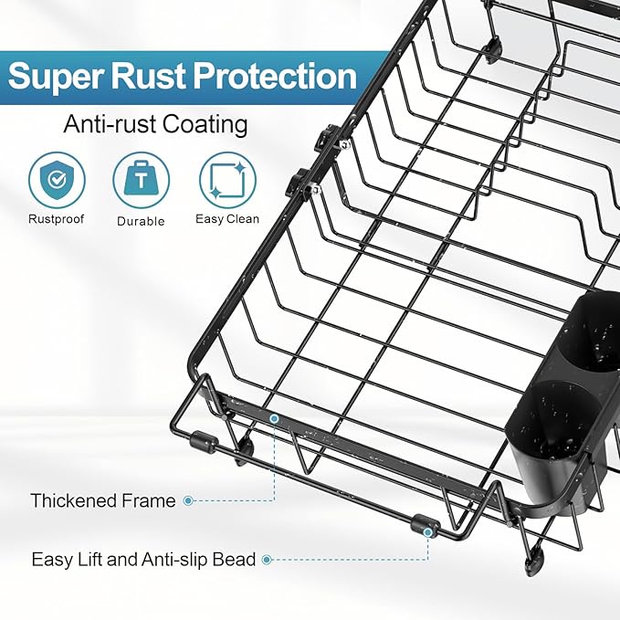 iSPECLE Expandable Dish Drying Rack - Image 6