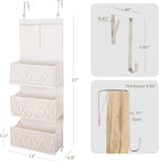 ANTIS'S HOME Over The Door Organizer Boho Bedroom Decor Nursery Storage - Image 6