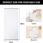 Homaxy 100% Cotton Terry Kitchen Towels, Checkered Designed, Soft and Super - Image 5