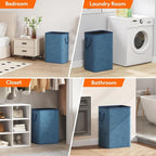 Lifewit 80L Large Tall Laundry Hamper, Collapsible Laundry Basket - Image 8