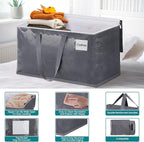 Moving Bags Heavy Duty with Strong Zippers and Handles Collapsible Moving - Image 3