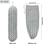 Wall Mount Plastic Grocery Bag Organizer/Holder, Washable Shopping Bags Carrier - Image 2