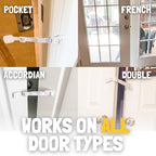 Door Buddy Child Proof Door Lock & Cat Door Stopper. Adjustable Door Strap - Image 7