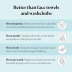 Sky Organics - Gentle Clean Face Towels - 100 XL Single-Use Face Wipes - Ultra - Image 3