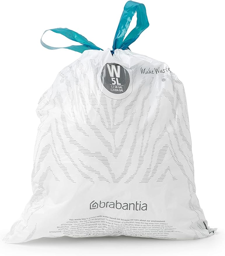 Brabantia PerfectFit Trash Bags Thick Plastic Trash Can Liners - Image 4
