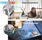 Hojoy 2 Pack Under Door Draft Stopper, Adjustable Door Sweep Anti-Collision - Image 7