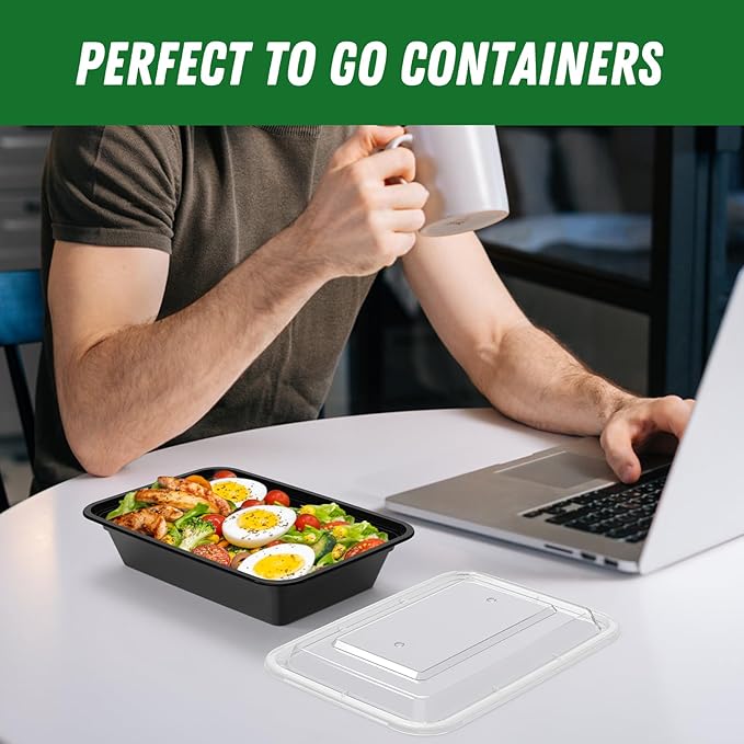 50 Pack 32 oz Meal Prep Containers Reusable - Image 7