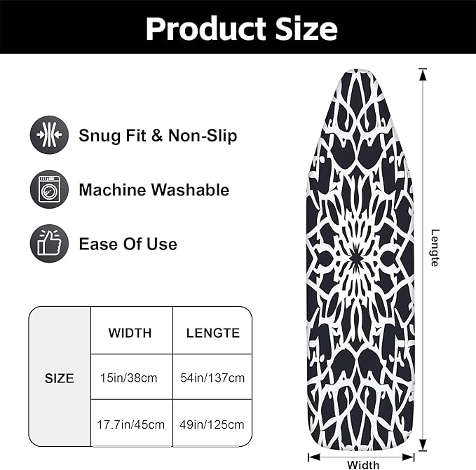 Ironing Board Cover, Standard Size Iron Board Covers - Image 3