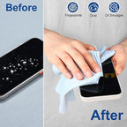 Frienda 12 Pack Large Microfiber Glass Cleaning Cloths 12 x 12 Inch Oversized - Image 5