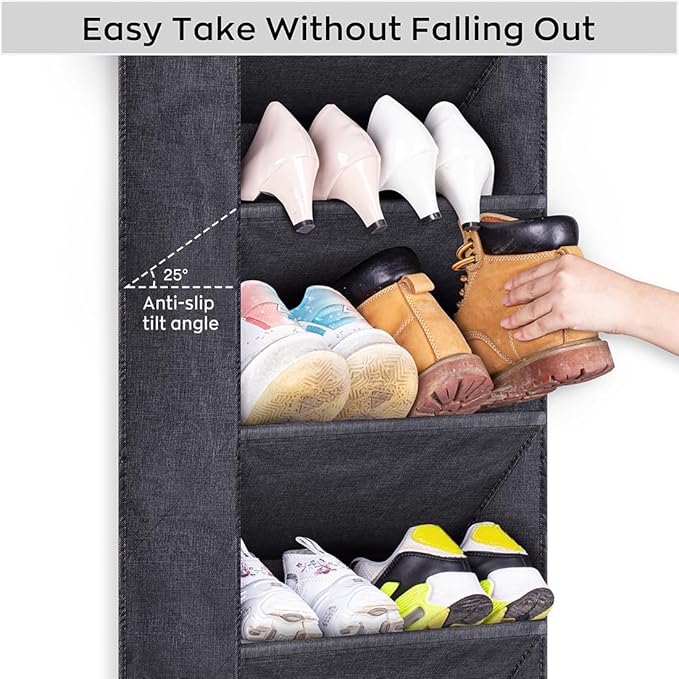 SLEEPING LAMB Over The Door Shoe Organizer - Image 6