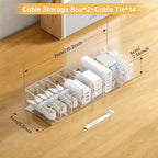 2 Pack Cable Storage Organizer Box - Image 7