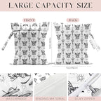 Waterproof Wet Bag for Swimsuit, Travel Beach Wet Dry Bag, Hidden Zipper - Image 2