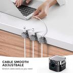 AhaStyle Magnetic Cable Organizer 6 Pack Cord Cable Holders Clips Strong - Image 3