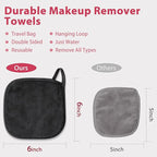 Makeup Remover Cloth, Makeup Remover Pads Microfiber Face Washcloth - Image 6