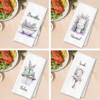 Farmhouse Purple Botanical Bathroom Hand Towels, Relax Breathe Soak Unwind - Image 4