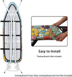Sprowallow Colorful Daisy Ironing Board Cover Heavy Duty Iron Pad Covers Stain - Image 4