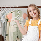 30 Pack Baby Hangers, Non-Slip Kids Hanger, Space Saving Plastic Hanger - Image 7