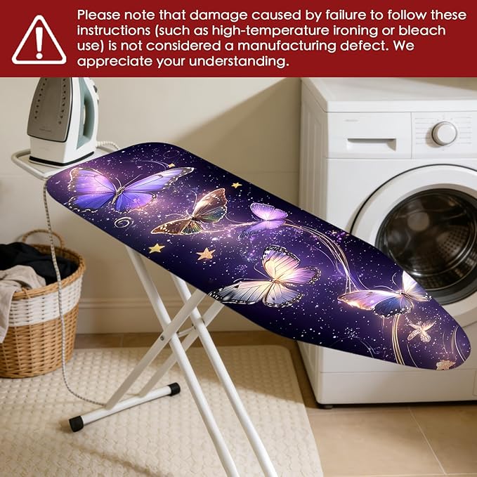Nuxovilar Ironing Board Cover Needle Cotton 15x54 Inches | Ironing Board Cover - Image 7
