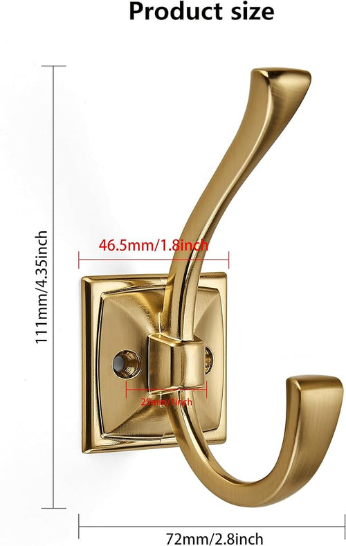 2 Pack Decorative Heavy Duty Towel Hooks - Image 2
