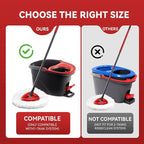 4 Pack Mop Heads Replacements, EasyWring Mop Head Refills - Image 2