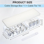 Tatuo 1 Pcs Cable Organizer Box - Image 2