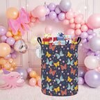 FANKANG Storage Basket, Nursery Hamper Canvas Laundry Basket Foldable - Image 4