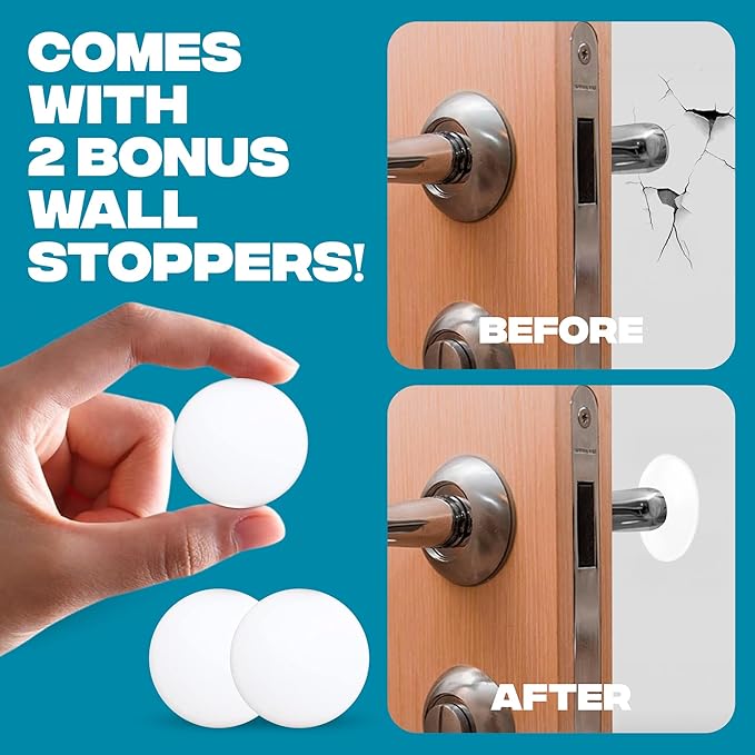 Strongest Home 2 Pack XL Adjustable Door Stopper - Image 4