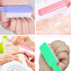 HOFASON 6 Pack Nail Brush for Cleaning Fingernails, Nail Brush Handle Grip - Image 4