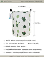 Round Fabric Storage Bin, Decorative Basket, Organizer Basket - Image 2