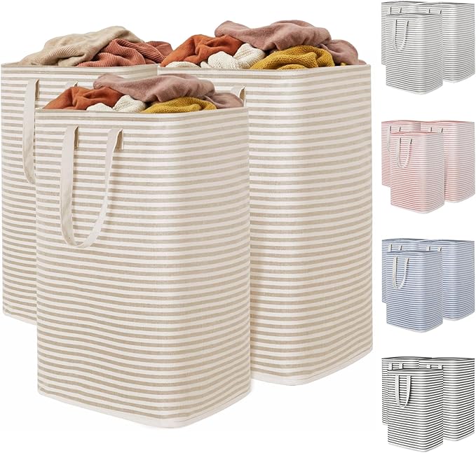 Lifewit 3 Pack Laundry Hamper Large Collapsible Laundry Baskets, Freestanding by Lifewit