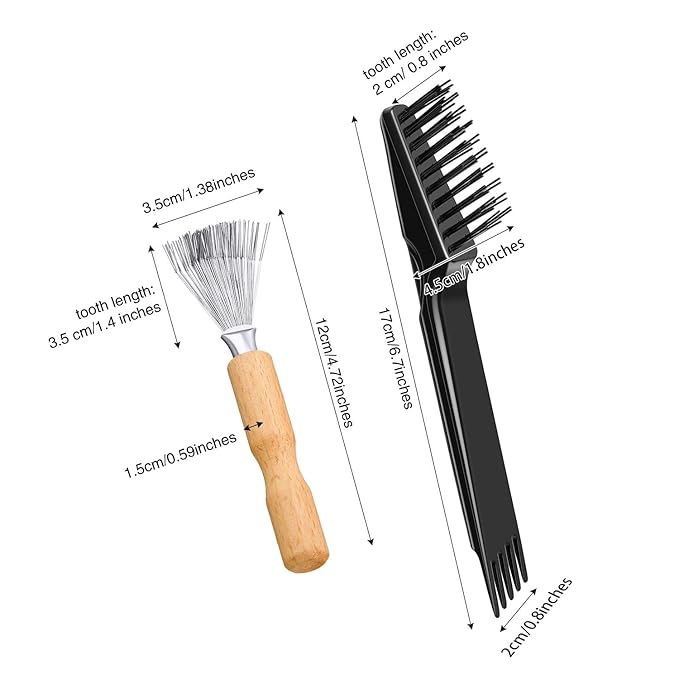 2 Pieces Hair Brush Cleaning Tools - Image 6