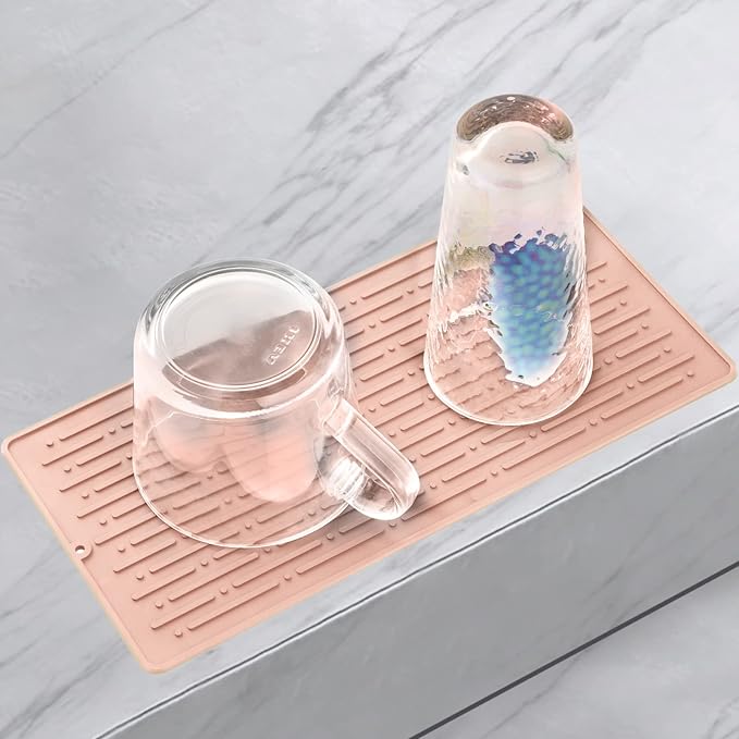 Dish Drying Mats, Heat-resistant Silicone Mat by GeeRic