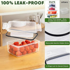 24-Piece PVC-Free BPA-Free Food-Grade Plastic Kitchen Set, Leakproof Airtight - Image 5