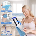 18" Professional Microfiber Mop Floor Cleaning System, Flat Mop - Image 4