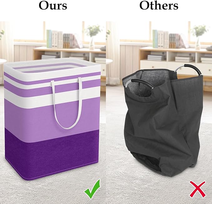 StorageRight Large Collapsible Laundry Basket Hamper - Image 5
