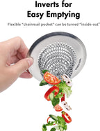 Revolutionary Kitchen Sink Drain Strainer/Patented Reversible Chain Mesh - Image 2