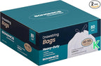 SONGMICS Trash Bags for 13-Gallon Trash Cans, Drawstring Kitchen Garbage Bags by SONGMICSbySONGMICSHOME
