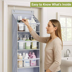 AOODA 2 Pack Over the Door Organizer, Large Capacity Closet Door Hanging - Image 5