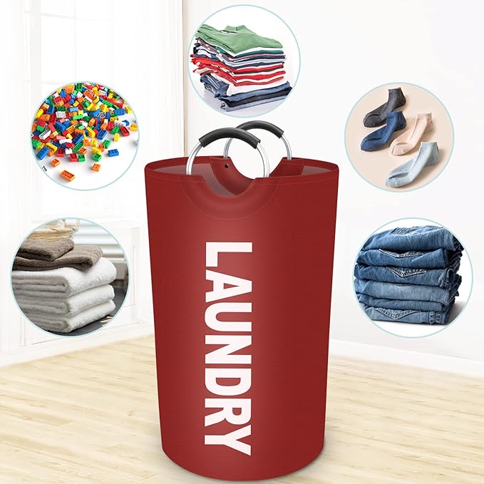 StorageRight 90L Large Laundry Basket, Laundry Hamper, Dirty Clothes Hamper - Image 5