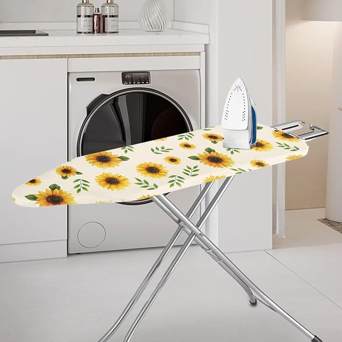 Sunflower Print Ironing Board Cover and Pad Heat Resistance & Resist Scorching - Image 2